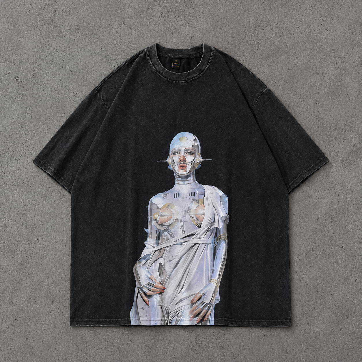 Ethereal Portrait Oversized Tee