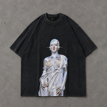 Ethereal Portrait Oversized Tee
