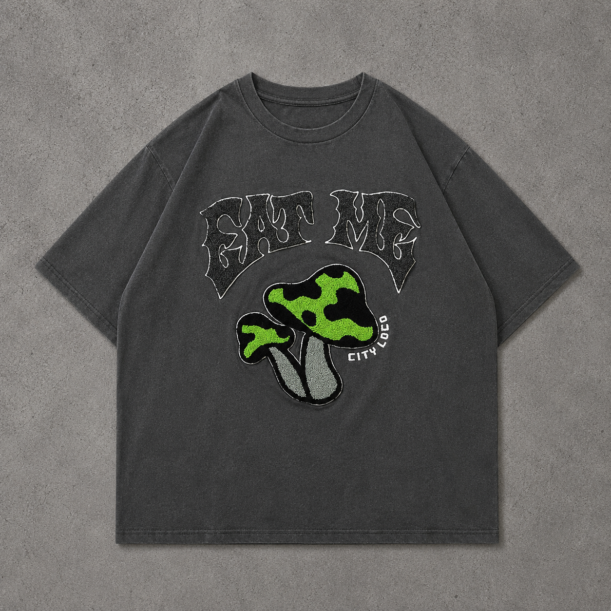 Mushroom Graphic Oversized Tee